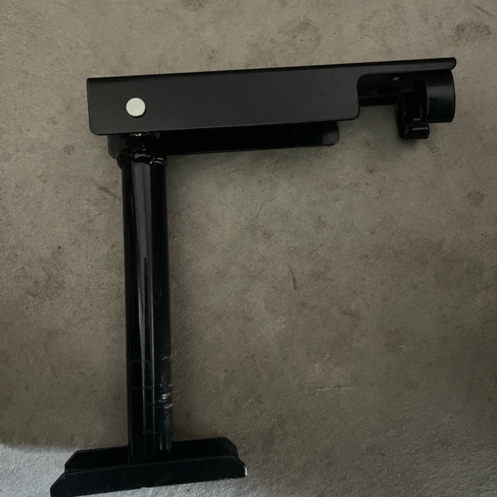 RV Step Black Metal Support Bracket - Heavy Duty
